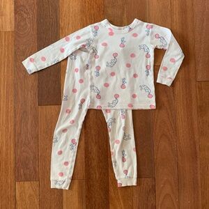 Baby Gap Toddler Girls Pink Winnie the Pooh and Roo Pajamas 5T